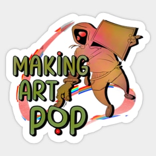 Pop Art Making Sticker